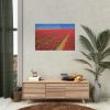 92386-4.jpg Red Tulips Field Poster