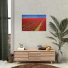 92387-4.jpg Red Tulips Field Poster