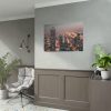 92408-146.jpg Gray High-Rise Building at Night Poster