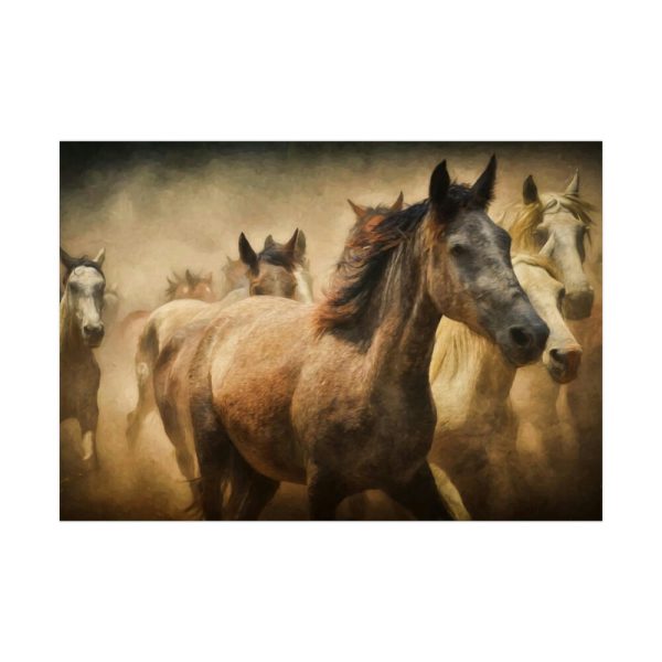 92408-15.jpg Herd of Horses Poster