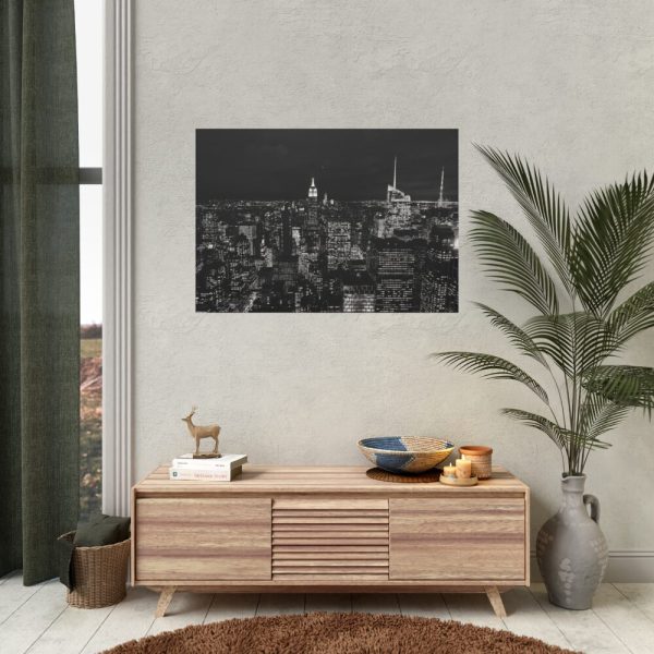 92408-151.jpg Black and White New York City Skyscraper Poster