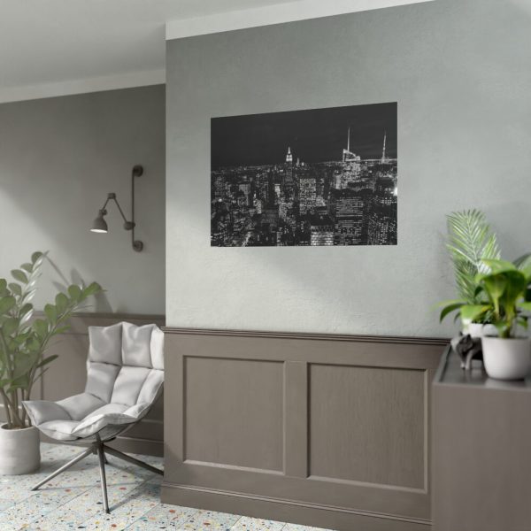92408-152.jpg Black and White New York City Skyscraper Poster