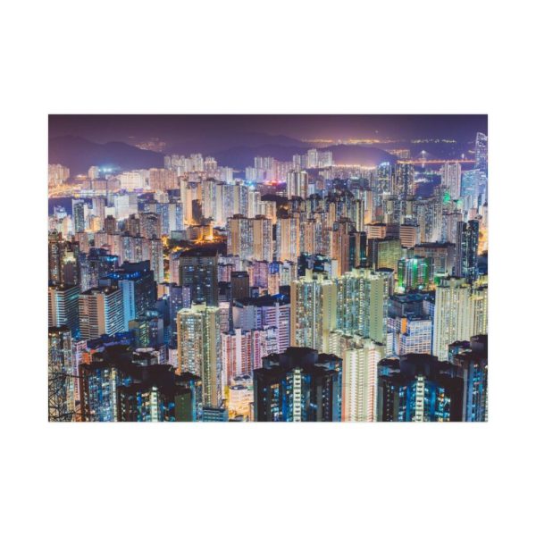 92408-156.jpg Skyscrapers of Hong Kong, China Poster