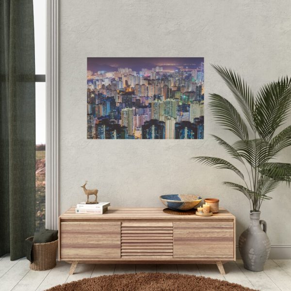 92408-157.jpg Skyscrapers of Hong Kong, China Poster