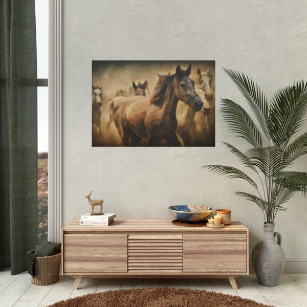 92408-16.jpg Herd of Horses Poster