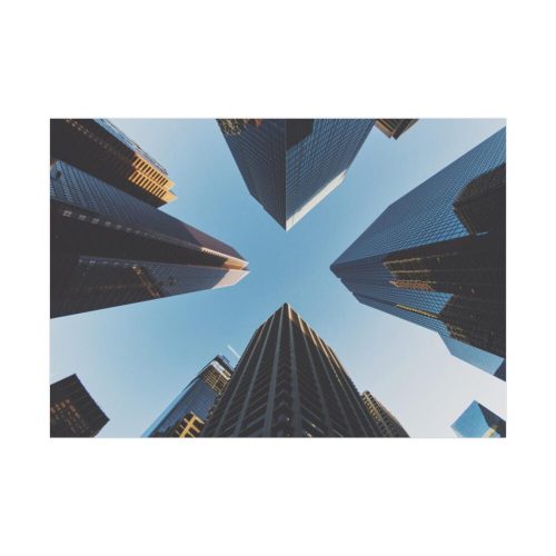 92408-162.jpg Tall skyscrapers in Calgary Poster