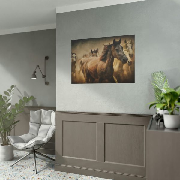 92408-17.jpg Herd of Horses Poster