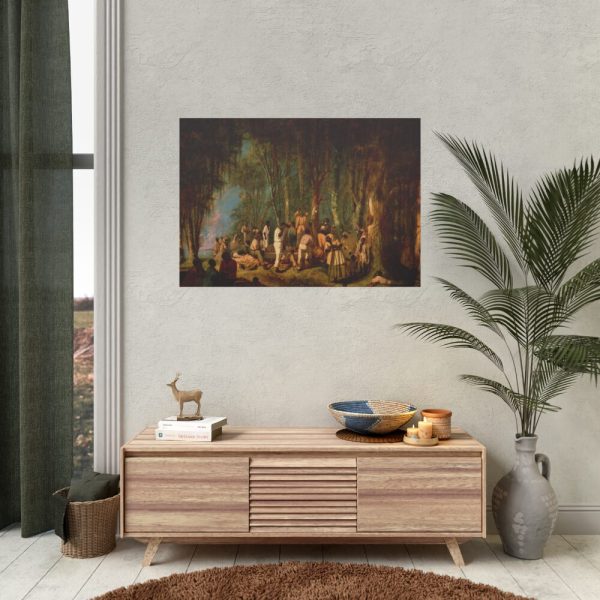 92408-181.jpg Plantation Burial by John Antrobus Poster