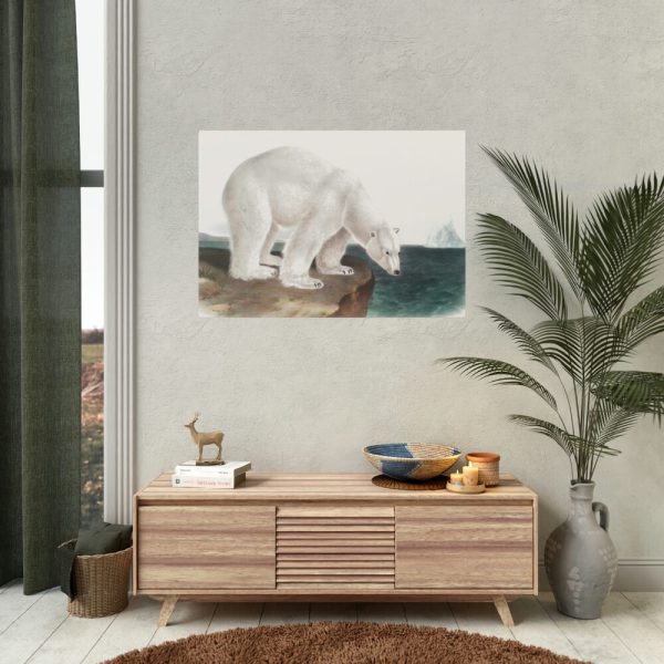 Polar Bear by John Woodhouse Audubon Poster