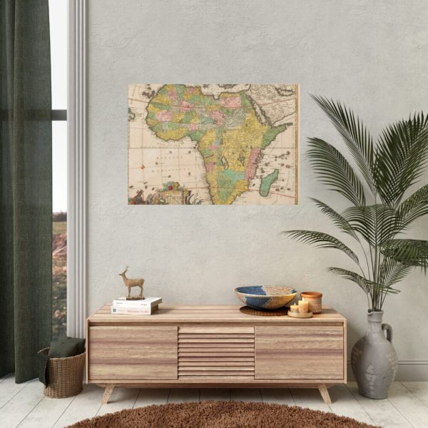 92408-190.jpg Kaart van Afrika by Carel Allard Poster