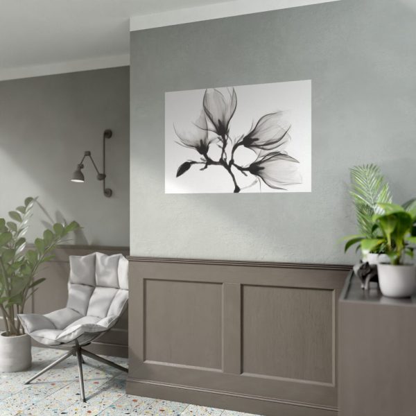 92408-212.jpg Magnolia Branch with Four Flowers Poster