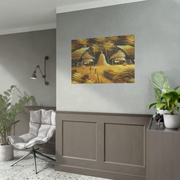 92408-218.jpg Asia Painting Village Poster