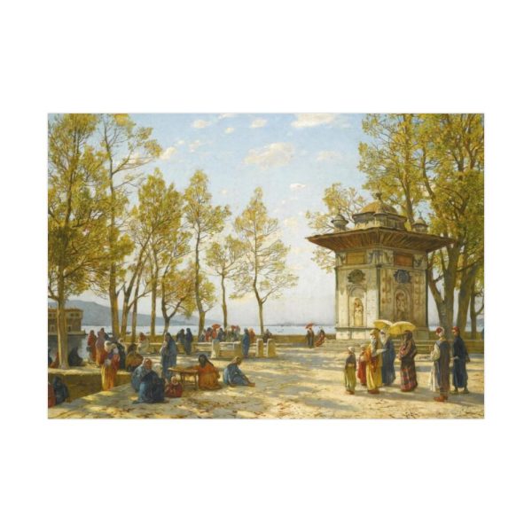 92408-219.jpg La fontana by Hermann Corrodi Poster