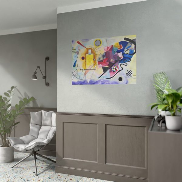 92408-236.jpg Yellow-Red-Blue Abstract Painting by Wassily Kandinsky Poster