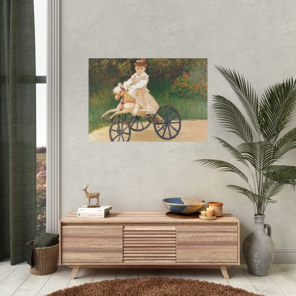 92408-241.jpg Jean Monet on His Hobby Horse by Claude Monet Poster