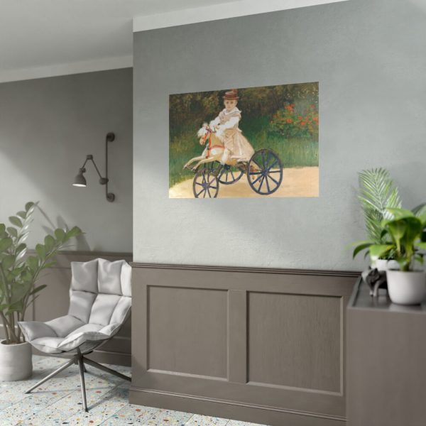 92408-242.jpg Jean Monet on His Hobby Horse by Claude Monet Poster