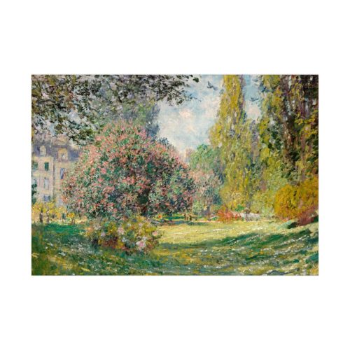 Landscape The Parc Monceau by Claude Monet Poster