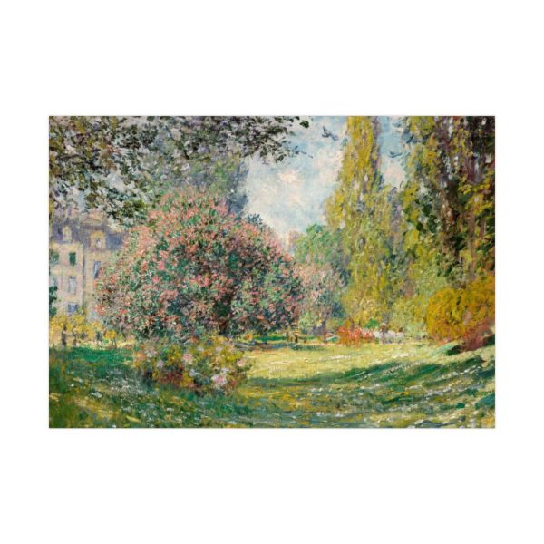 Landscape The Parc Monceau by Claude Monet Poster