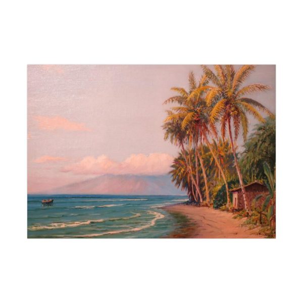 92408-258.jpg Lahaina Beach West Maui by D. Howard Hitchcock Poster