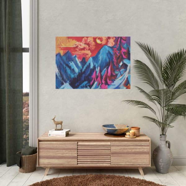 92408-271.jpg Winter Landscape in Moonlight Poster