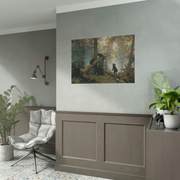 92408-38.jpg Shishkin, Ivan - Morning in a Pine Forest Poster