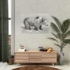Vintage Bear Illustration by Richard Lydekker Poster