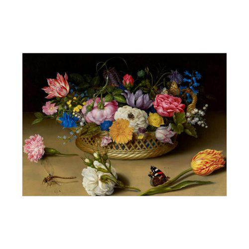 Flower Still Life by Ambrosius Bosschaert the Elder Poster