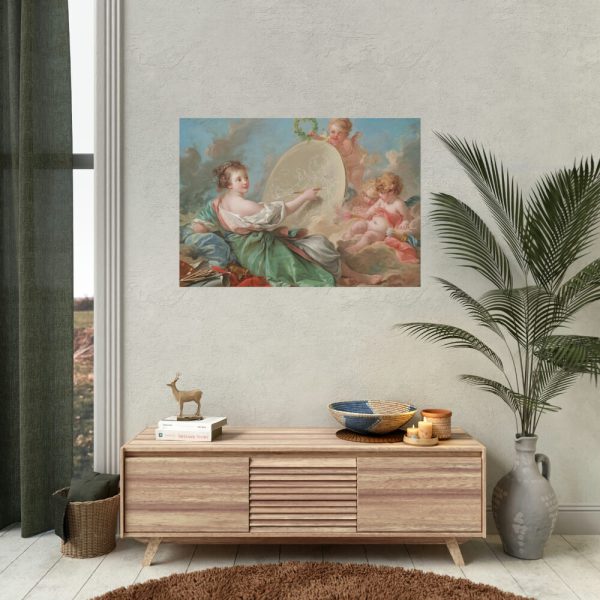 Allegory of Painting by François Boucher Poster