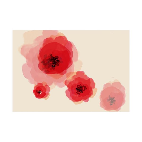 92408-72.jpg Red Flower Art Poster