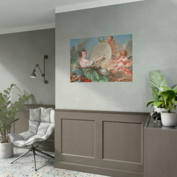 Allegory of Painting by François Boucher Poster
