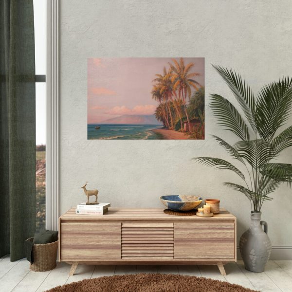 92408-82.jpg Lahaina Beach - West Maui by D. Howard Hitchcock Poster