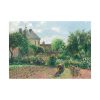 The Artist's Garden at Eragny by Camille Pissarro Poster