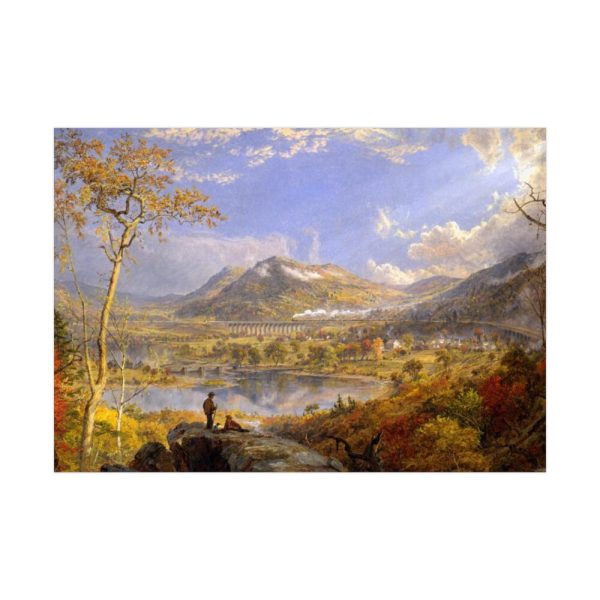 92409-132.jpg Starrucca Viaduct, Pennsylvania by Jasper Francis Cropsey Poster