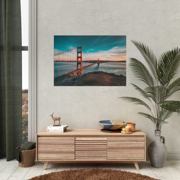 Golden Gate Bridge River San Francisco Poster