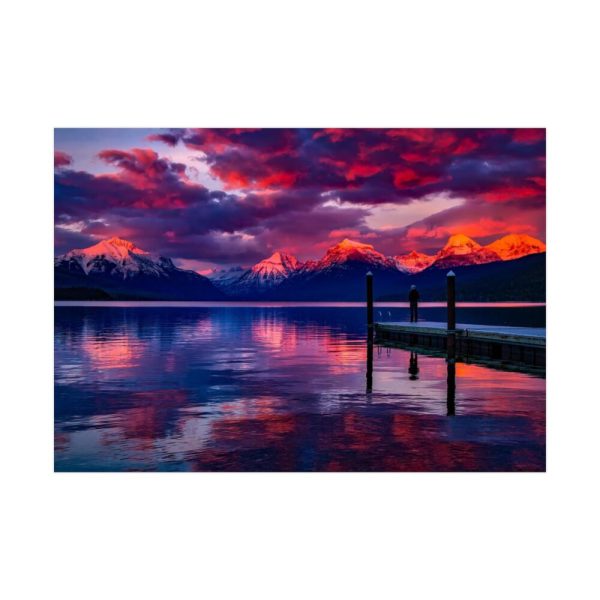 92409-138.jpg Lake McDonald Glacier National Park Montana Poster