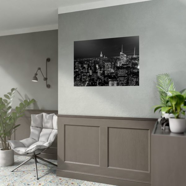92409-152.jpg Black and White New York City Skyscraper Poster