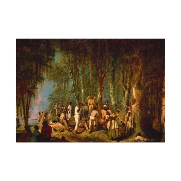 92409-180.jpg Plantation Burial by John Antrobus Poster