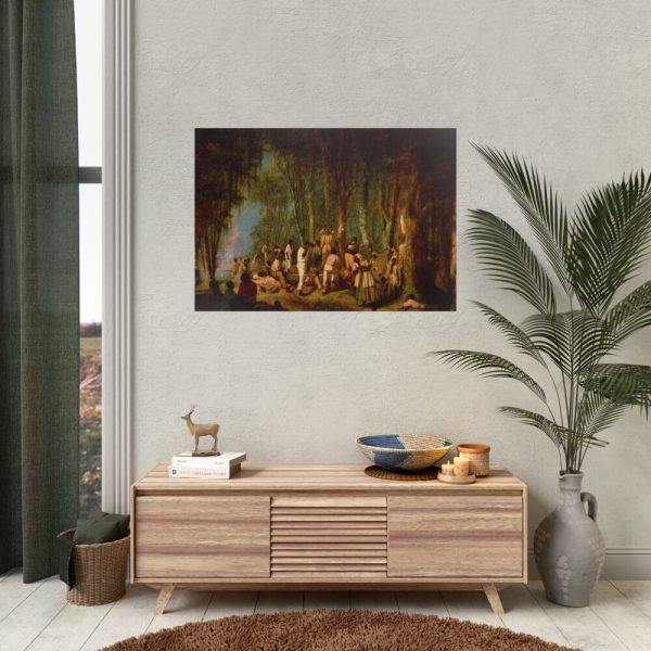 92409-181.jpg Plantation Burial by John Antrobus Poster