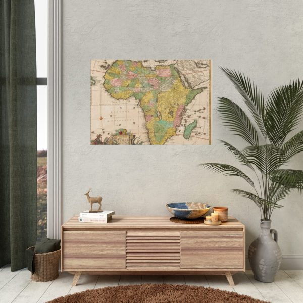 92409-190.jpg Kaart van Afrika by Carel Allard Poster