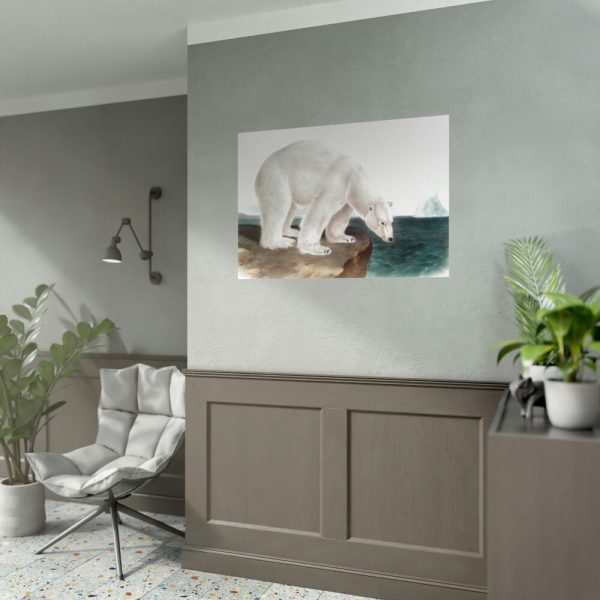 Polar Bear by John Woodhouse Audubon Poster