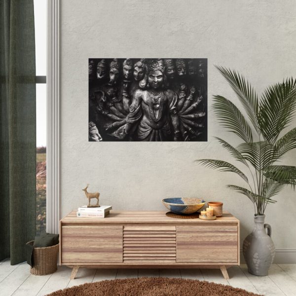 92409-202.jpg Lord Vishnu, Hindu Religion Sculptures Poster