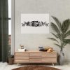 92409-208.jpg Vintage Victorian Style Blooming Flowers Engraving Poster