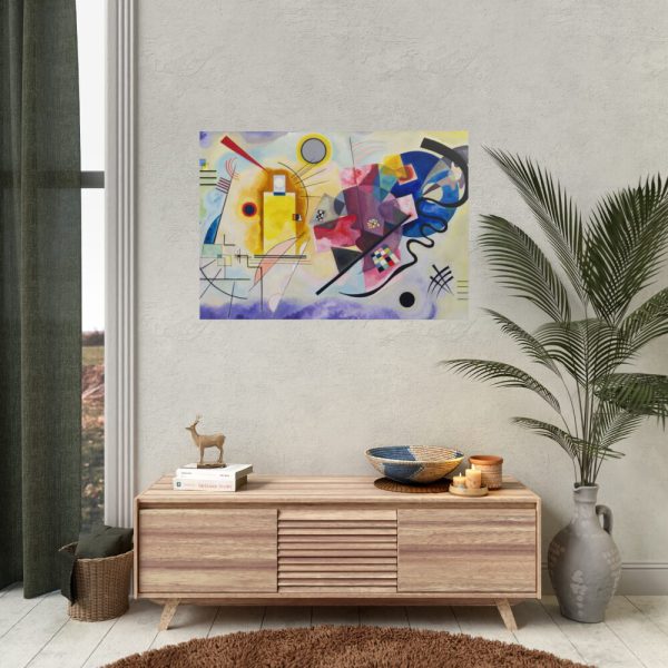 92409-235.jpg Yellow-Red-Blue Abstract Painting by Wassily Kandinsky Poster