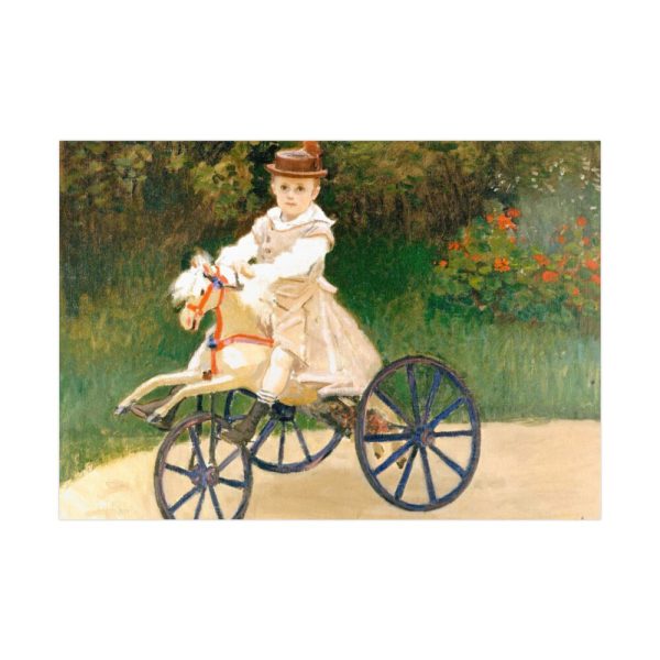 92409-240.jpg Jean Monet on His Hobby Horse by Claude Monet Poster