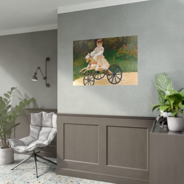 92409-242.jpg Jean Monet on His Hobby Horse by Claude Monet Poster