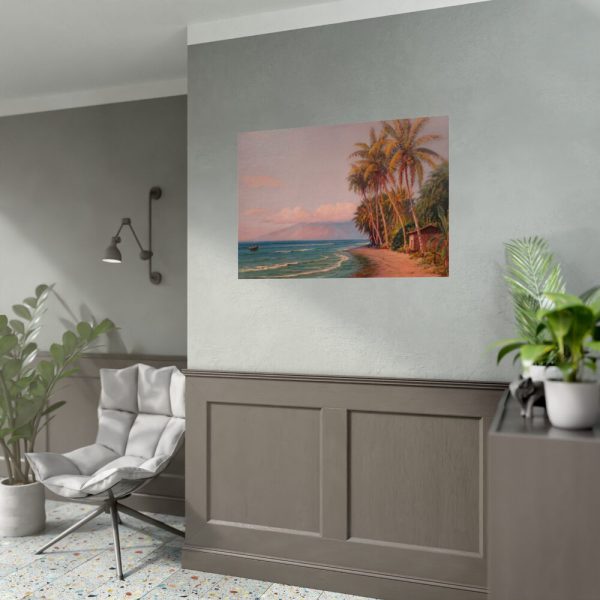 92409-260.jpg Lahaina Beach West Maui by D. Howard Hitchcock Poster