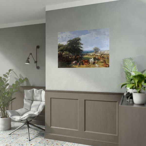 92409-32.jpg Lord Rivers's Stud Farm by Jacques-Laurent Agasse Poster