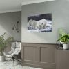 Polar Bears Walking Together Poster