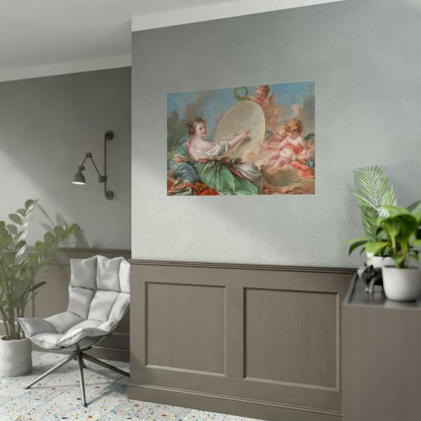 Allegory of Painting by François Boucher Poster