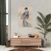 92410-118.jpg Woman Wearing Kimono by Katsushika Hokusai Poster